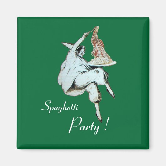 ITALIAANSE KITCHEN, RESTAURANT rood Magneet (Voorkant)