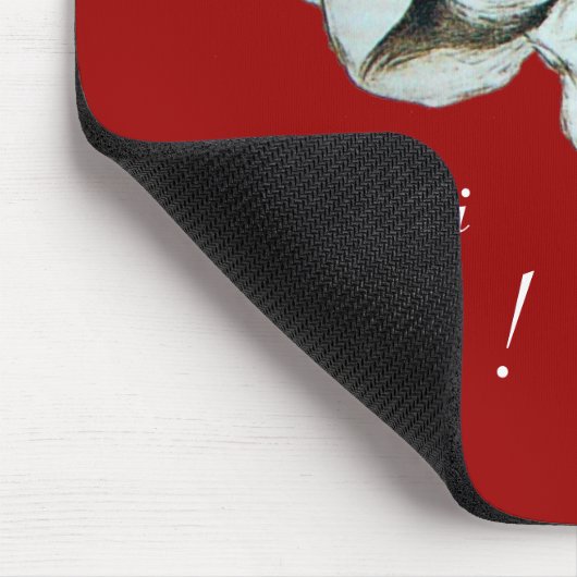 ITALIAANSE KITCHEN, RESTAURANT rood Muismat (Hoek)