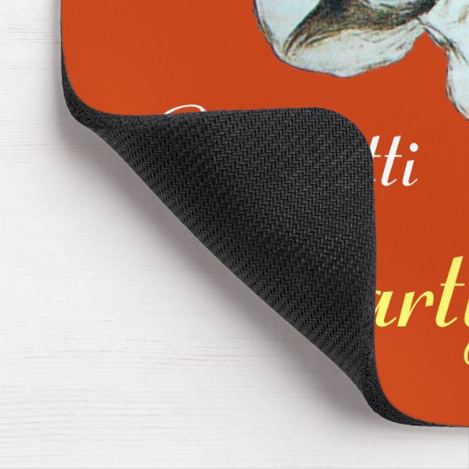 ITALIAANSE KITCHEN, RESTAURANT rood Muismat (Hoek)