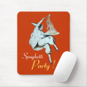 ITALIAANSE KITCHEN, RESTAURANT rood Muismat (Met muis)