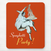 ITALIAANSE KITCHEN, RESTAURANT rood Muismat (Voorkant)