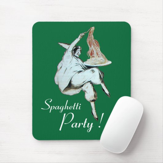 ITALIAANSE KITCHEN, RESTAURANT rood Muismat (Met muis)