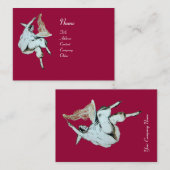 ITALIAANSE KITCHEN, RESTAURANT rood Visitekaartje (Voorkant / Achterkant)