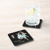 ITALIAANSE KITCHEN, RESTAURANT, zwart Onderzetter (Rechterzijde)