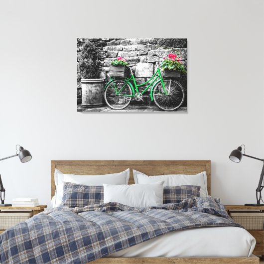 Italiaanse klassieker canvas afdruk (Insitu (Slaapkamer))