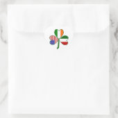 Italiaanse Klaver Hart Sticker (Tas)