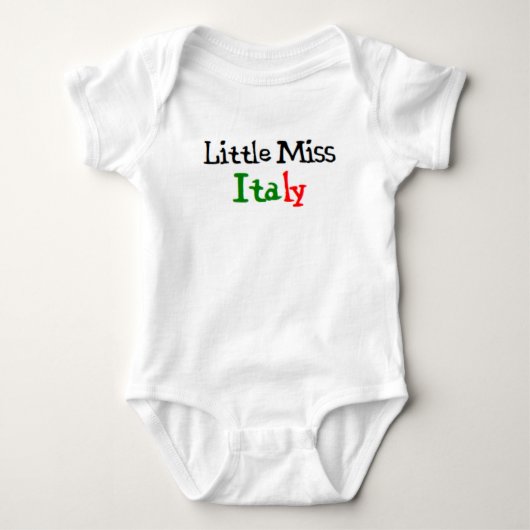 Italiaanse kleine mejuffrouw romper (Voorkant)