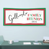 Italiaanse Kleuren Familie Reünie  Spandoek (Beurs)