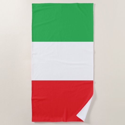 "Italiaanse kleuren" keukenhanddoek Strandlaken (Voorkant)