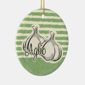 Italiaanse knoflookversiering keramisch ornament (Rechts)