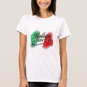 Italiaanse koningin t-shirt