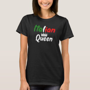 Italiaanse koningin t-shirt