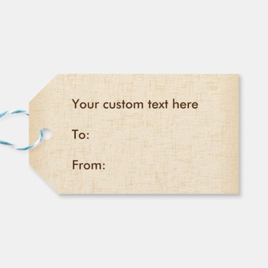 Italiaanse kruiden Gift Labels Cadeaulabel (Achterkant Horizontaal)