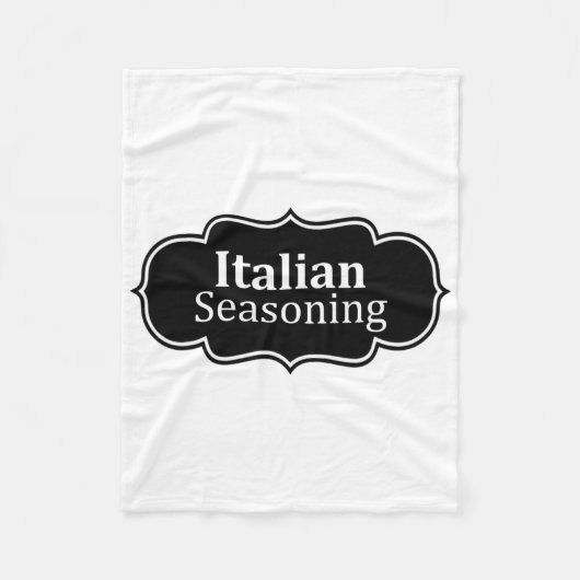Italiaanse kruiden Halloween kostuum grappig aankl Fleece Deken (Voorkant)