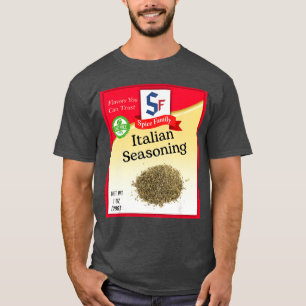 Italiaanse kruiden kruidengroep kostuum familie ma t-shirt