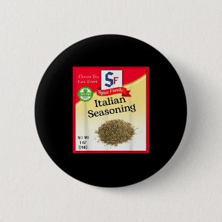 Italiaanse kruiden kruidengroep kostuum familie we ronde button 5,7 cm