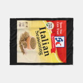 Italiaanse kruidenmengeling Condiment Kledingstuk Fleece Deken (Voorkant (Horizontaal))