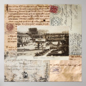 Italiaanse kunst van het oude Rome Coliseum Poster (Voorkant)