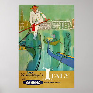 Italiaanse kunst Venetië Schilderij Italië Reispos Poster