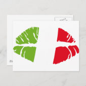 italiaanse kus briefkaart (Voorkant / Achterkant)