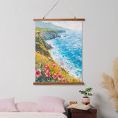 Italiaanse kust hangend wandkleed (Slaapkamer)