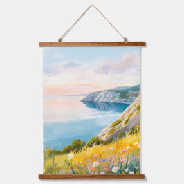 Italiaanse kust hangend wandkleed