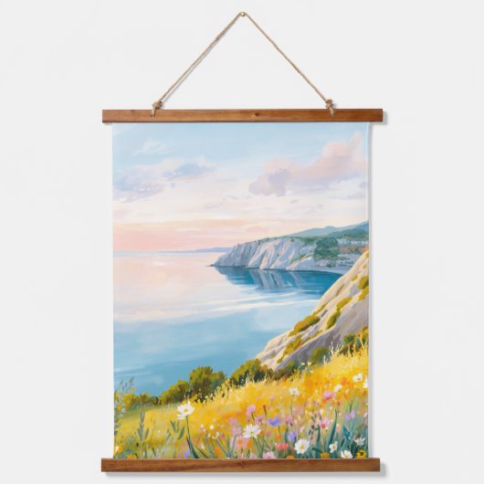Italiaanse kust hangend wandkleed (Voorkant)