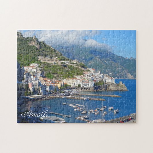 Italiaanse kust Italiaanse kust — Italiaanse baai  Legpuzzel (Horizontaal)