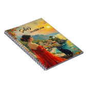 Italiaanse kust met Lady en Black Cat Notitieboek (Rechterzijde)