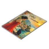 Italiaanse kust met Lady en Black Cat Notitieboek (Linkerzijde)