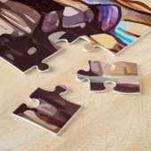 Italiaanse kust Portofino Artsy Jigzaag Puzzles Legpuzzel (Zijkant)