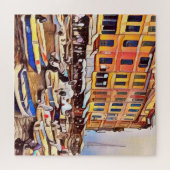 Italiaanse kust Portofino Artsy Jigzaag Puzzles Legpuzzel (Horizontaal)