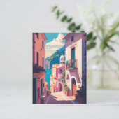 Italiaanse kust van Amalfi Briefkaart (Staand voorkant)