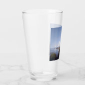 Italiaanse kustscène met een verbrande toren glas (Rechts)