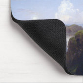 Italiaanse kustscène met een verbrande toren muismat (Hoek)