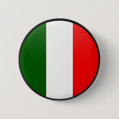 Italiaanse kwaliteitslabel ronde button 5,7 cm (Voorkant)