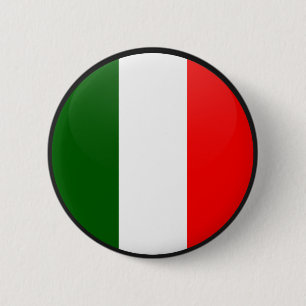 Italiaanse kwaliteitslabel ronde button 5,7 cm