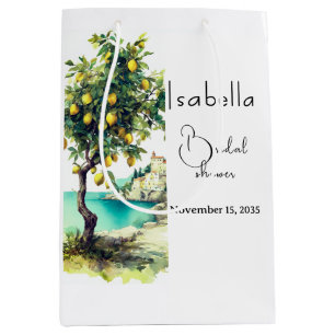 Italiaanse La Dolce Vita Bruiloftsborrel Medium Cadeauzakje