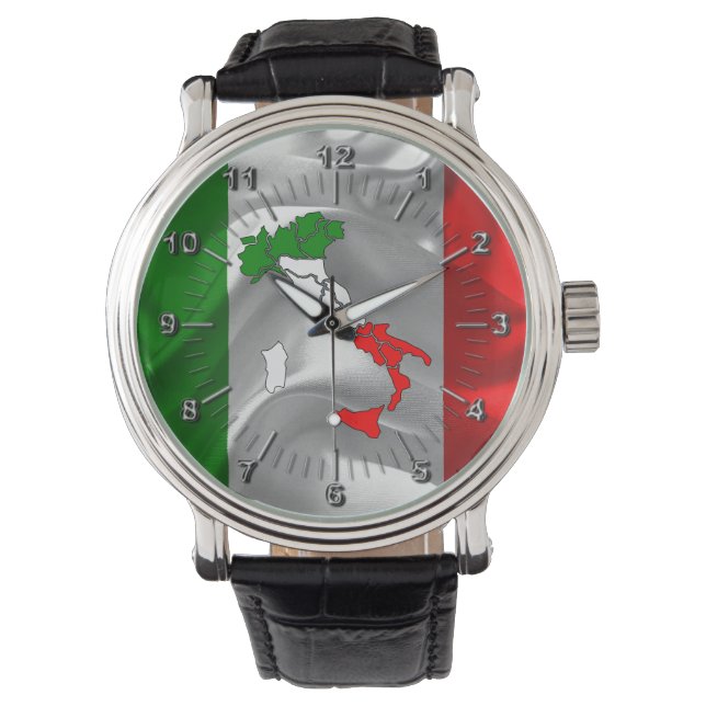 Italiaanse laars horloge (Voorkant)