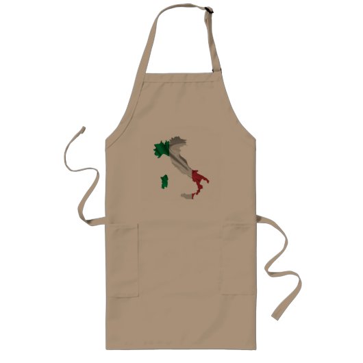 Italiaanse laars lang schort (Voorkant)