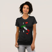 Italiaanse laars t-shirt (Voorkant volledig)