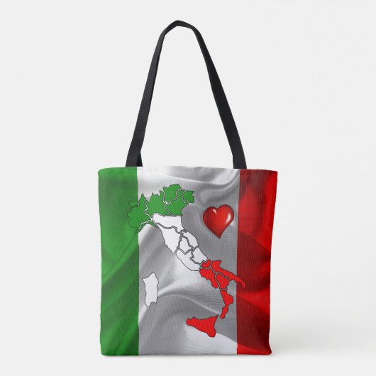 Italiaanse laars tote bag (Achterkant)
