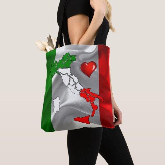 Italiaanse laars tote bag (Dichtbij)