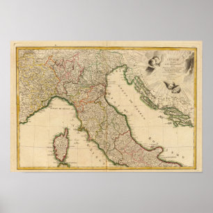 Italiaanse landen van herkomst poster