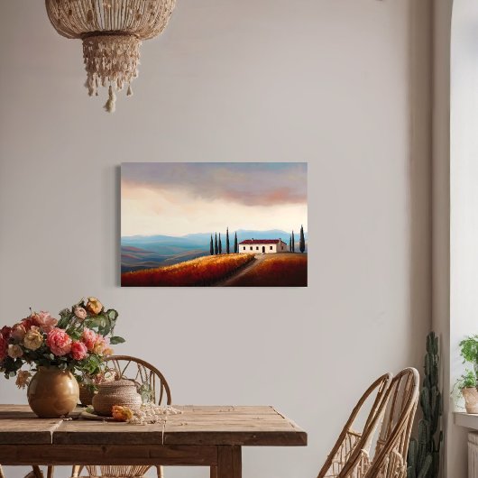 Italiaanse Landschap Canvas Print
