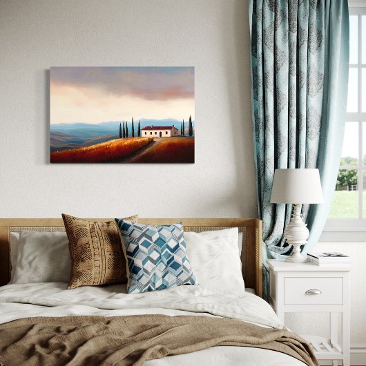 Italiaanse Landschap Canvas Print