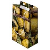 Italiaanse leemten in een mandje klein cadeauzakje (Voorkant Gekanteld)