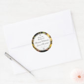 Italiaanse legerluiers in een mand ronde sticker (Envelop)