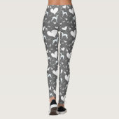 Italiaanse Leggings met grijze hond Lularoe Dog Pa (Achterkant)