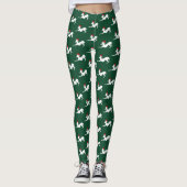 Italiaanse Leggings met kerstmis in Greyhound Lula (Voorkant)